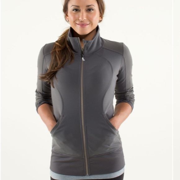 lululemon athletica Jackets & Blazers - Lululemon Contempo Jacket 8 Soot Light Sweater